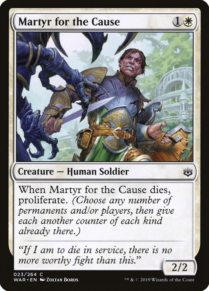 Martyr for the Cause 23 card from War of the Spark