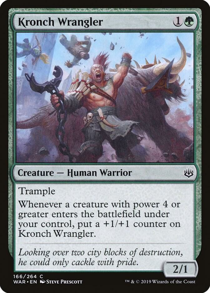 Kronch Wrangler 166 card from War of the Spark