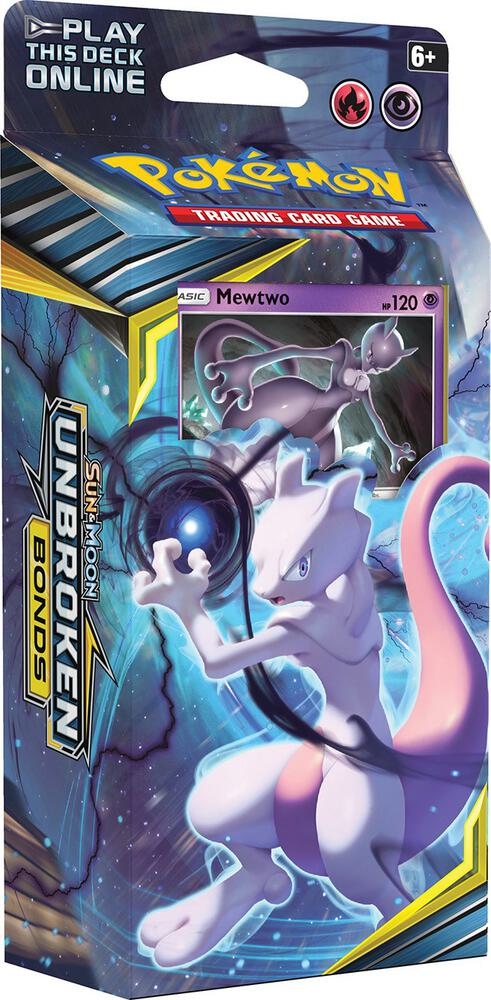 Unbroken Bonds Battle Minds Theme Deck - [Mewtwo] card from SM - Unbroken Bonds