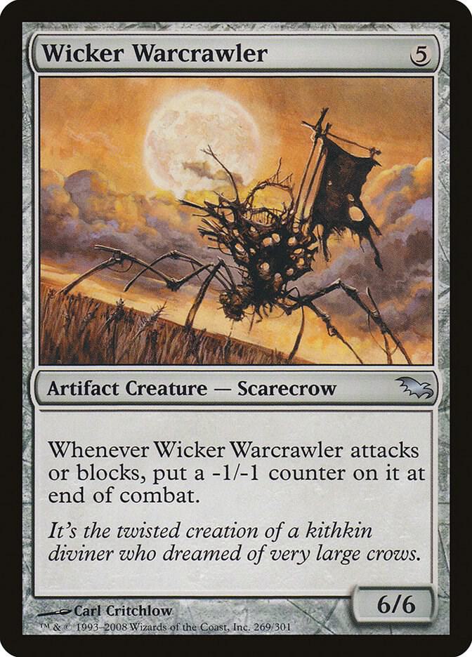 Wicker Warcrawler 269 card from Shadowmoor