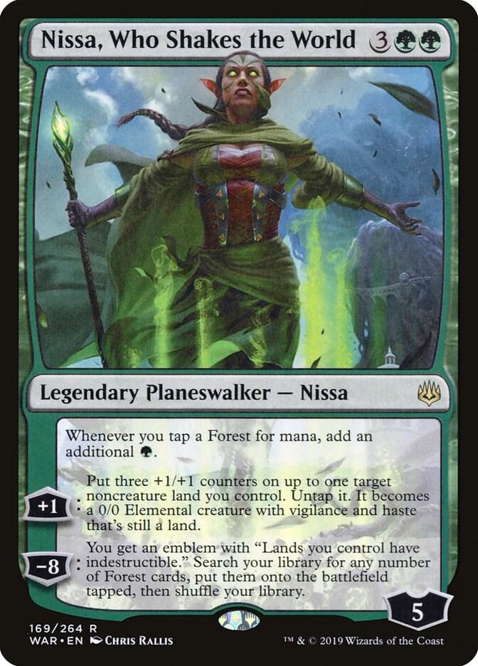 Nissa, Who Shakes the World 169 card from War of the Spark