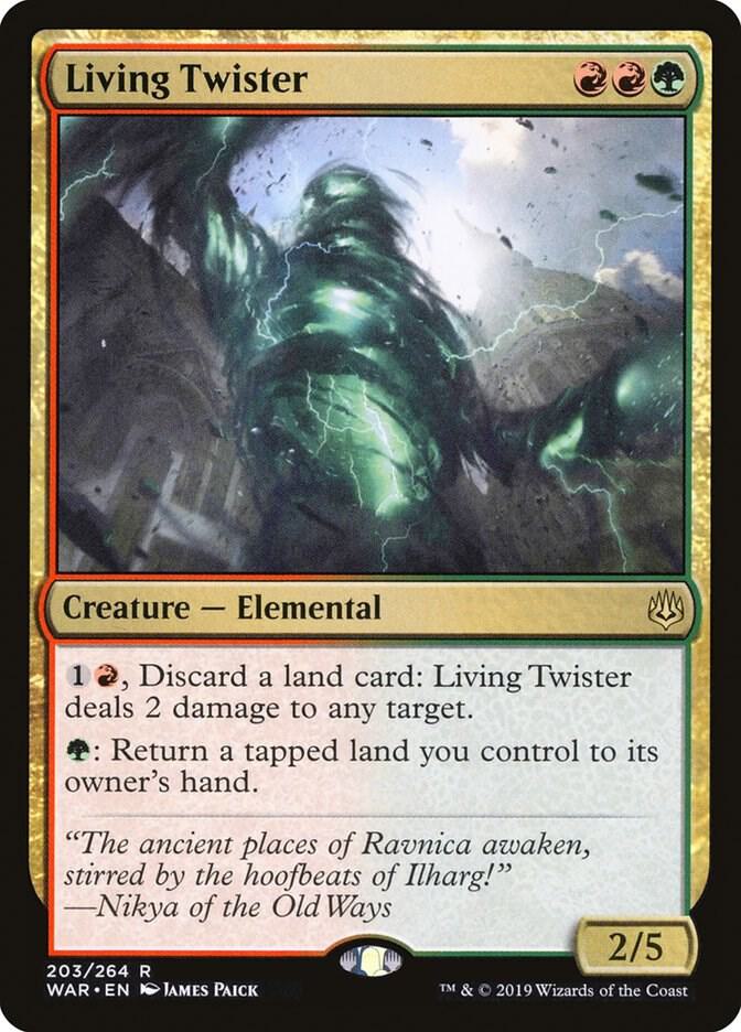 Living Twister 203 card from War of the Spark