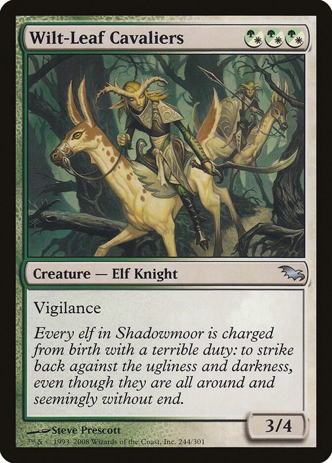 Wilt-Leaf Cavaliers 244 card from Shadowmoor