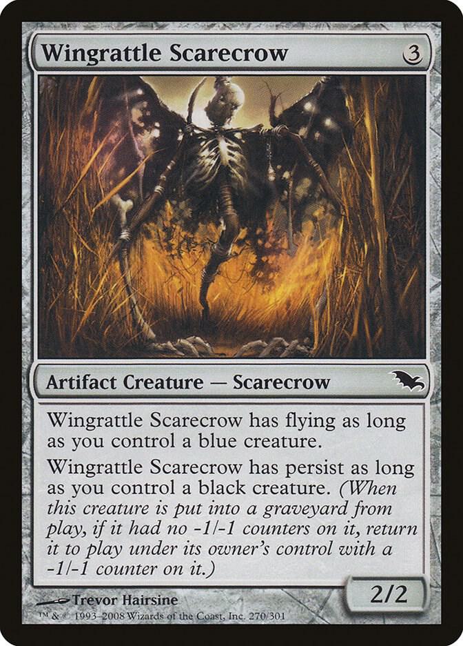 Wingrattle Scarecrow 270 card from Shadowmoor