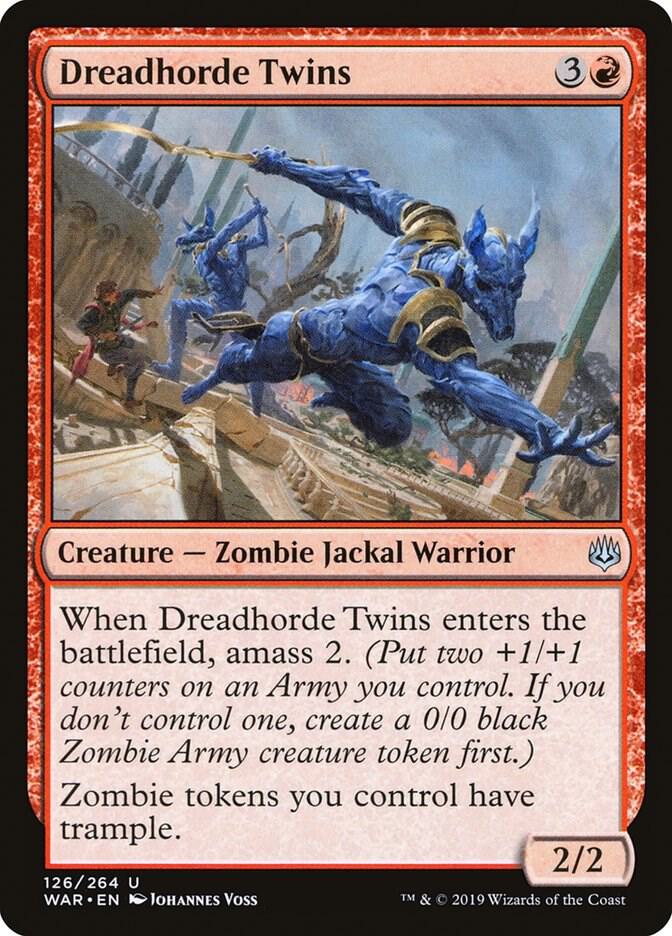 Dreadhorde Twins 126 card from War of the Spark