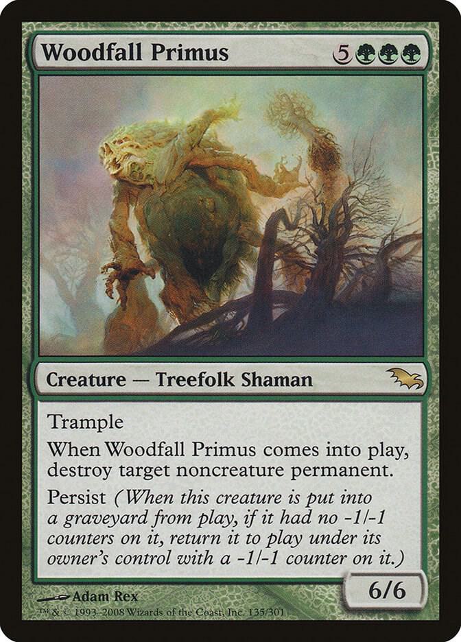 Woodfall Primus 135 card from Shadowmoor