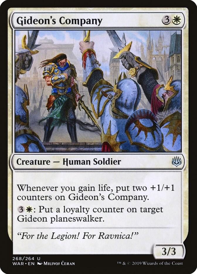 Gideon's Company 268 card from War of the Spark