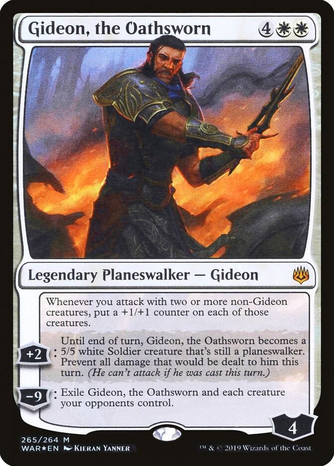 Gideon, the Oathsworn 265 card from War of the Spark