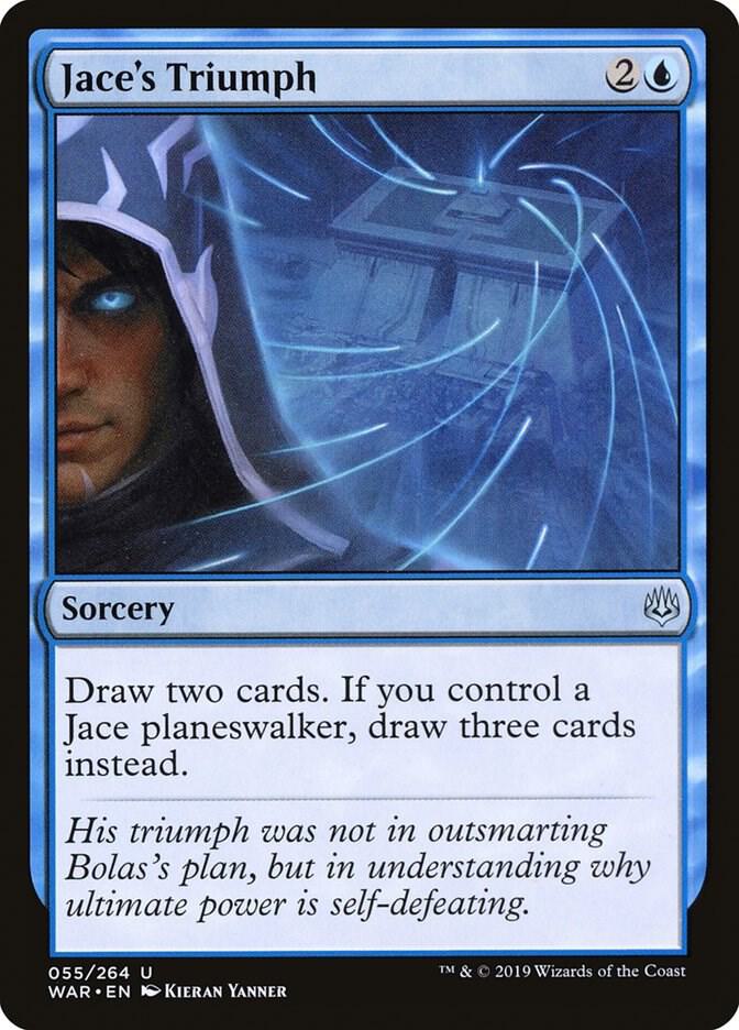 Jace's Triumph 55 card from War of the Spark