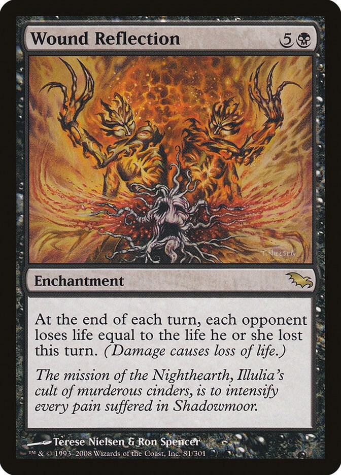 Wound Reflection 81 card from Shadowmoor