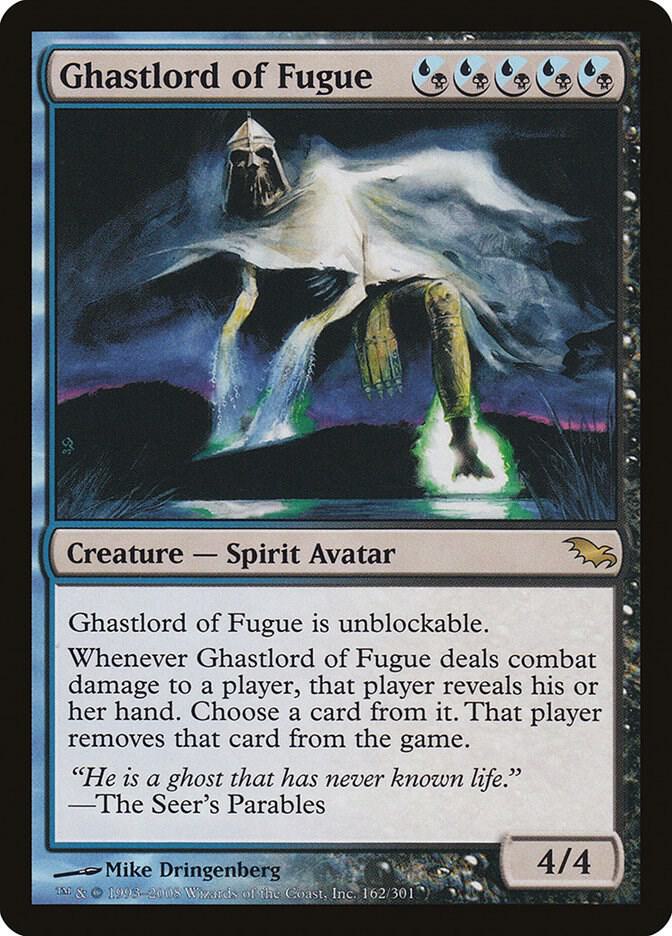 Ghastlord of Fugue 162 card from Shadowmoor
