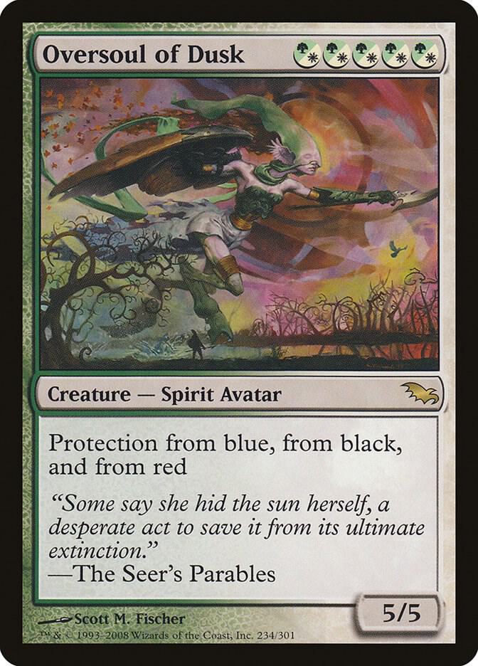 Oversoul of Dusk 234 card from Shadowmoor
