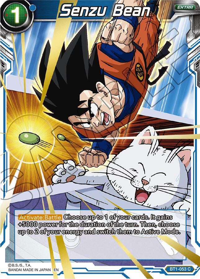 Senzu Bean (Alternate Art) BT1-053 card from Special Anniversary Set