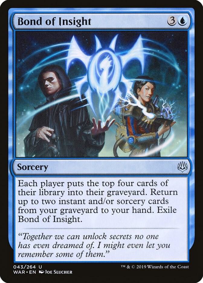 Bond of Insight 43 card from War of the Spark