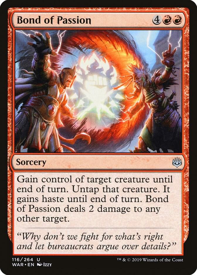 Bond of Passion 116 card from War of the Spark