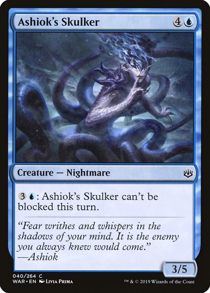 Ashiok's Skulker 40 card from War of the Spark