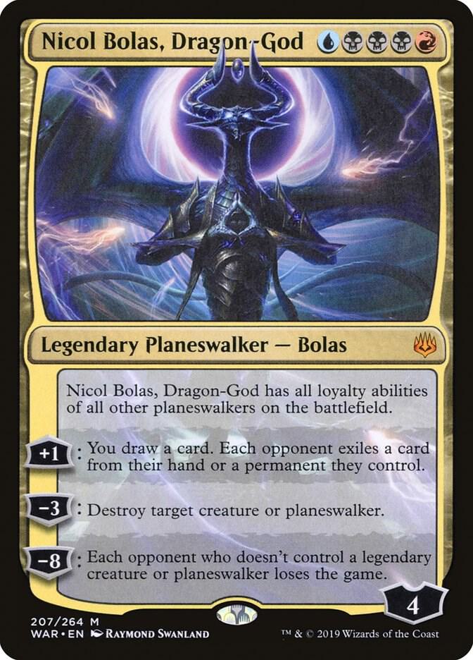 Nicol Bolas, Dragon-God 207 card from War of the Spark