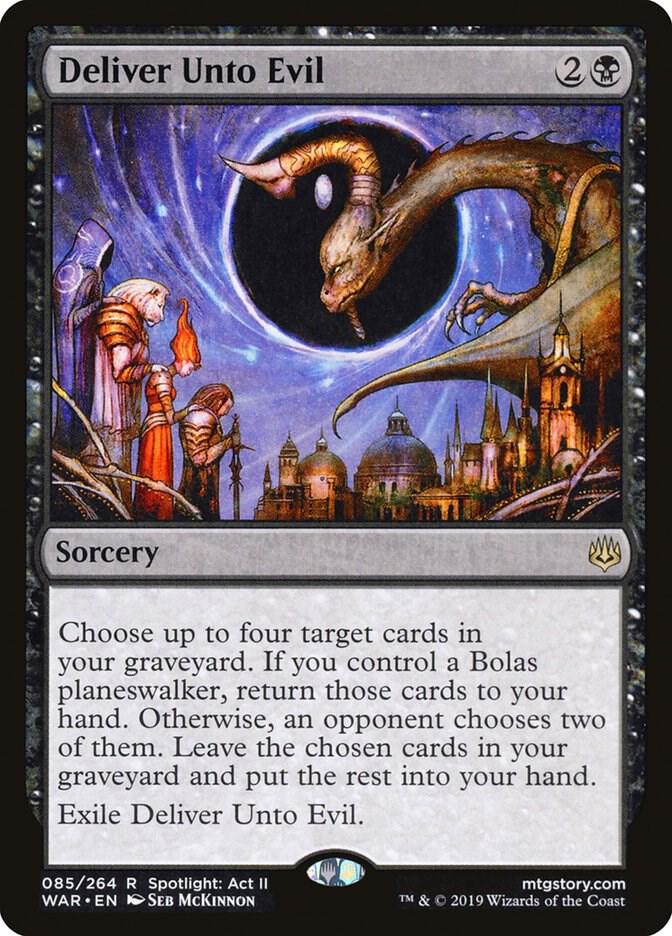 Deliver Unto Evil 85 card from War of the Spark