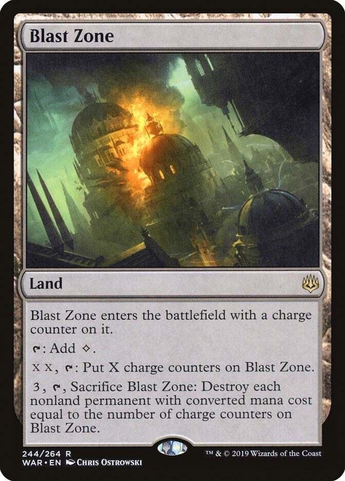 Blast Zone 244 card from War of the Spark