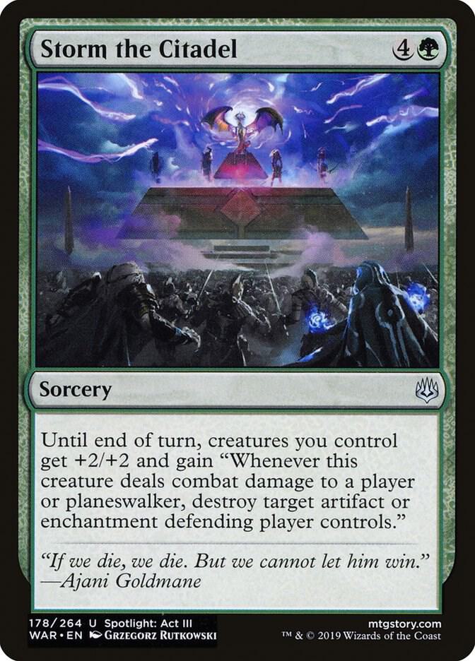 Storm the Citadel 178 card from War of the Spark
