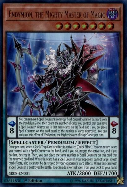 Endymion, the Mighty Master of Magic SR08-EN001 card from Structure Deck: Order of the Spellcasters