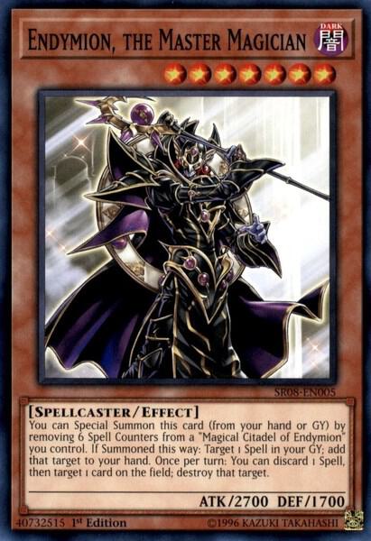 Endymion, the Master Magician SR08-EN005 card from Structure Deck: Order of the Spellcasters