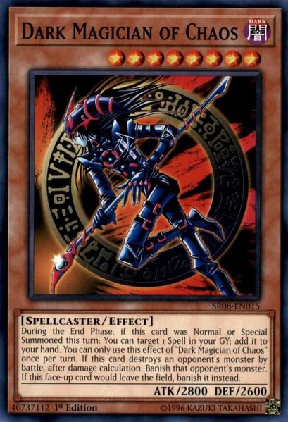 Dark Magician of Chaos SR08-EN015 card from Structure Deck: Order of the Spellcasters