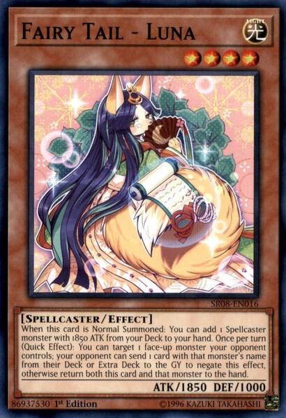 Fairy Tail - Luna SR08-EN016 card from Structure Deck: Order of the Spellcasters