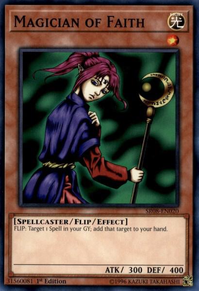 Magician of Faith SR08-EN020 card from Structure Deck: Order of the Spellcasters