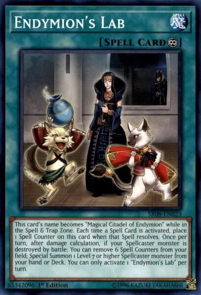 Endymion's Lab SR08-EN023 card from Structure Deck: Order of the Spellcasters