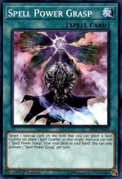 Spell Power Grasp SR08-EN025 card from Structure Deck: Order of the Spellcasters