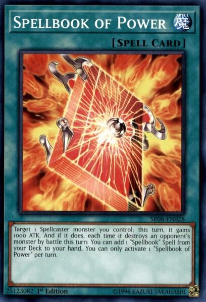 Spellbook of Power SR08-EN028 card from Structure Deck: Order of the Spellcasters