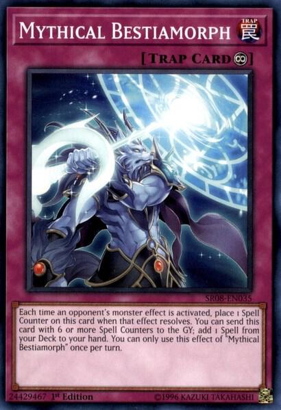 Mythical Bestiamorph SR08-EN035 card from Structure Deck: Order of the Spellcasters