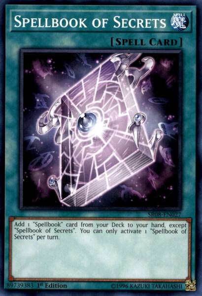 Spellbook of Secrets SR08-EN027 card from Structure Deck: Order of the Spellcasters