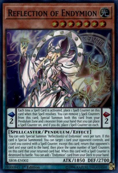 Reflection of Endymion SR08-EN002 card from Structure Deck: Order of the Spellcasters
