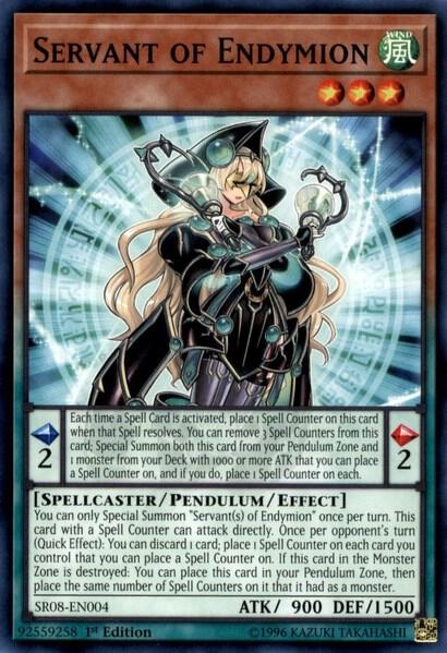 Servant of Endymion SR08-EN004 card from Structure Deck: Order of the Spellcasters