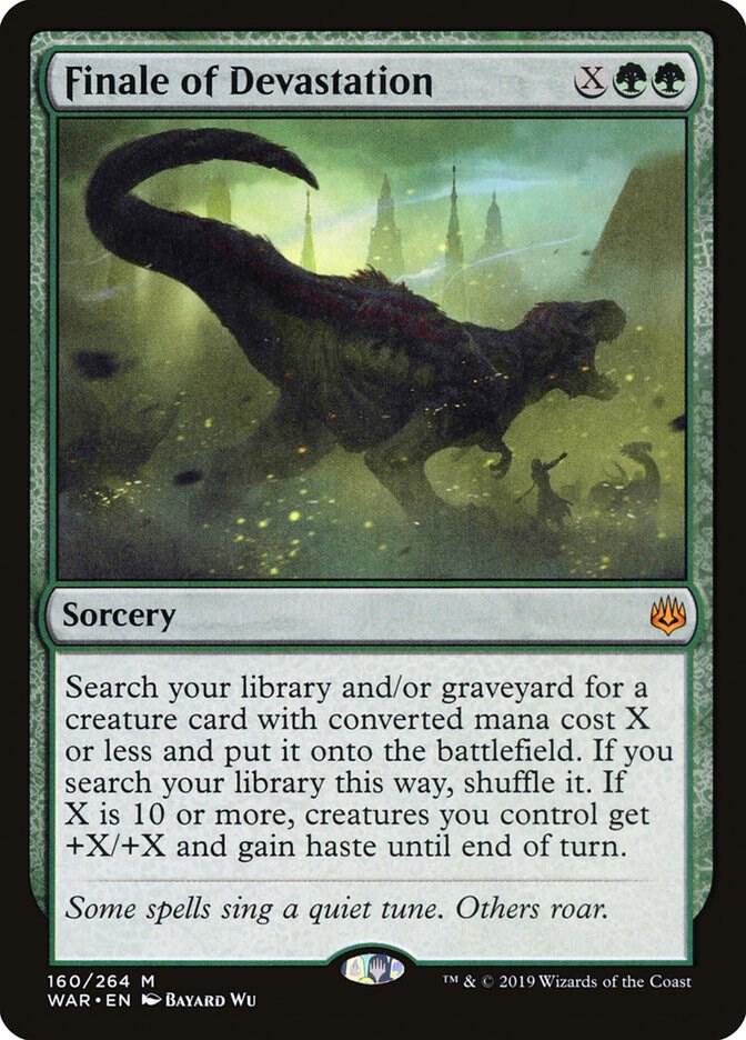 Finale of Devastation 160 card from War of the Spark