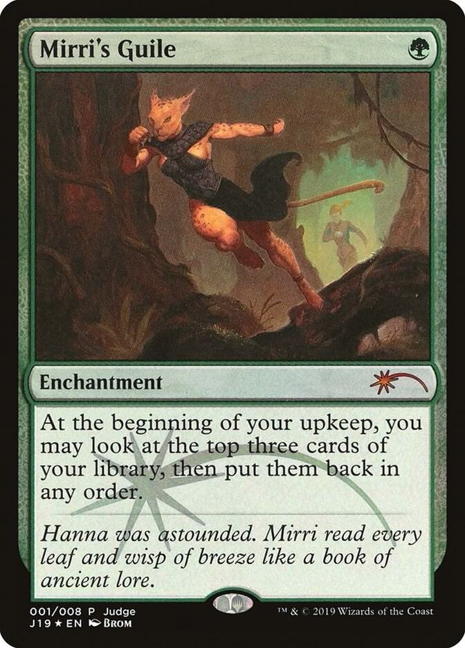 Mirri's Guile 1 card from Judge Promos