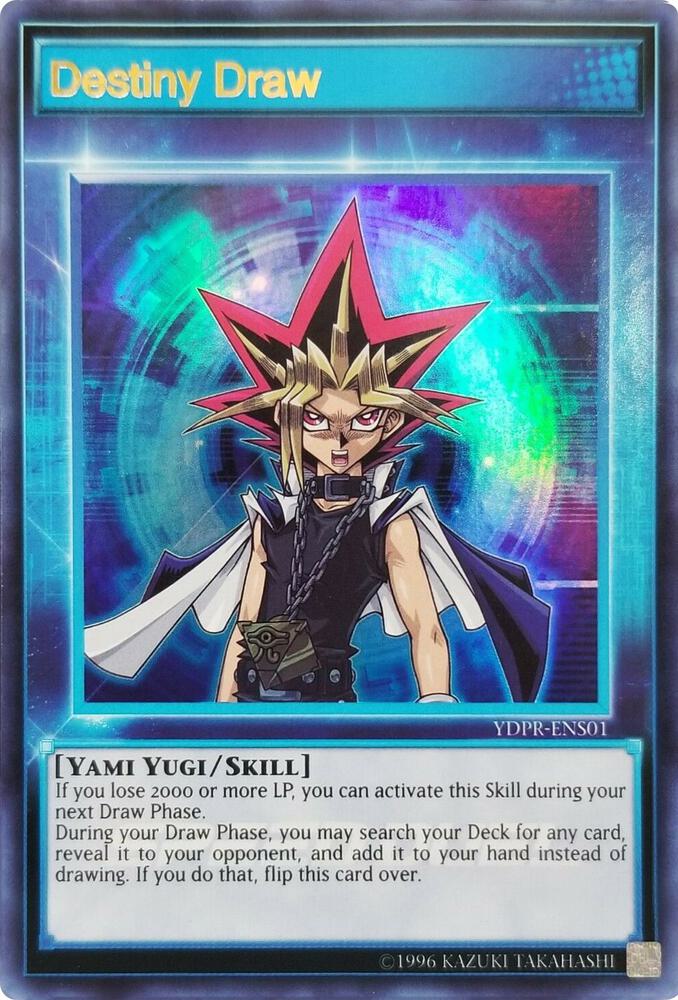 Destiny Draw (April 2019) YDPR-ENS01 card from Yu-Gi-Oh! Day Promos