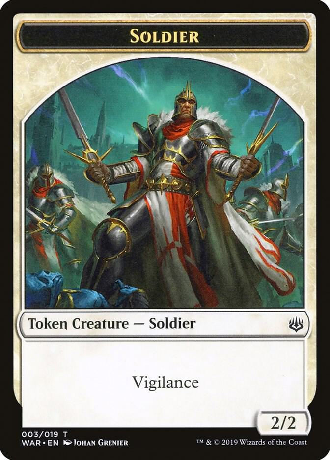 Soldier Token 3 card from War of the Spark