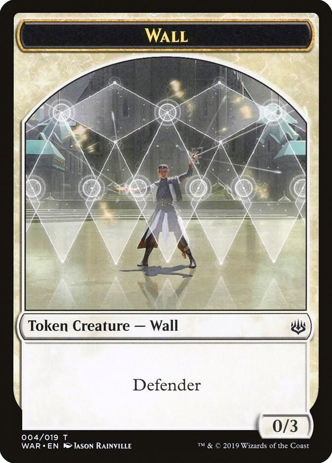 Wall Token 4 card from War of the Spark