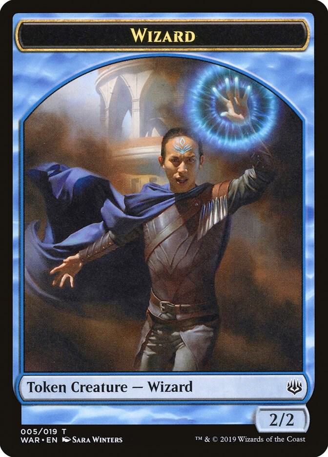 Wizard Token 5 card from War of the Spark