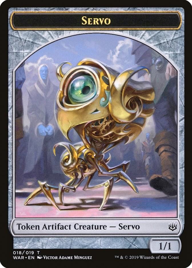 Servo Token 18 card from War of the Spark