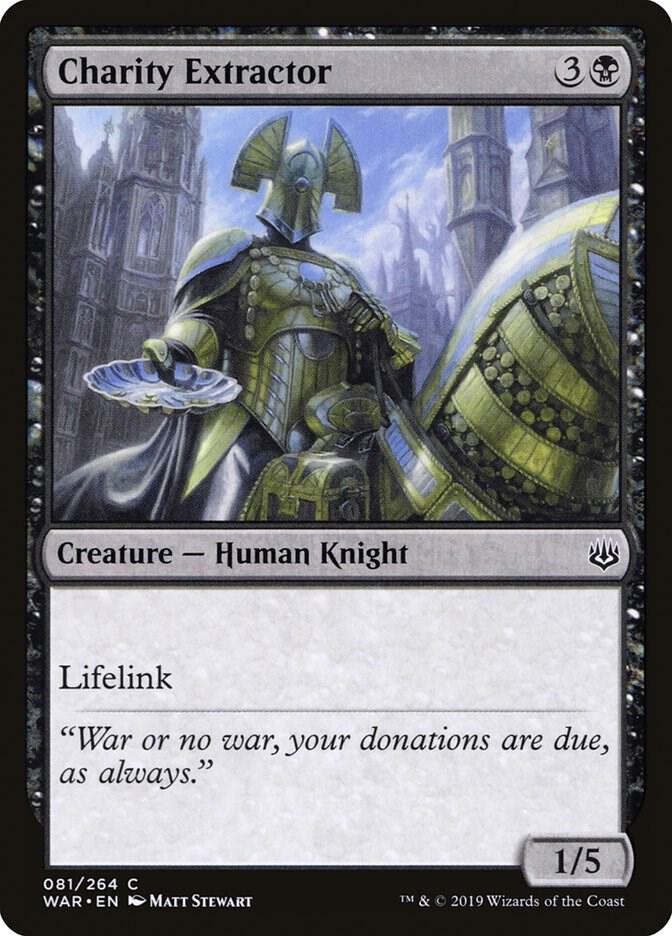 Charity Extractor 81 card from War of the Spark
