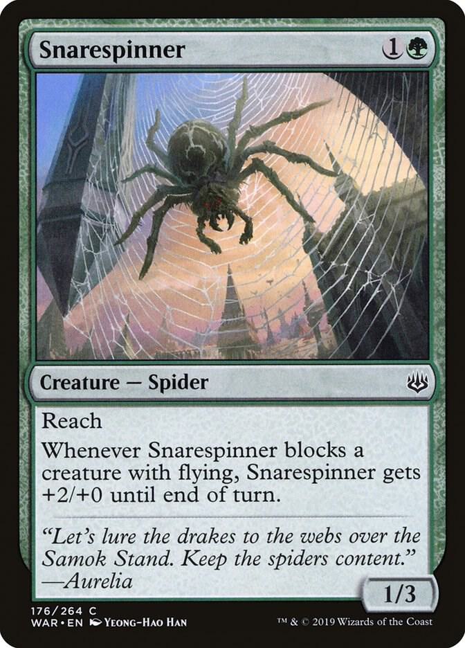Snarespinner 176 card from War of the Spark