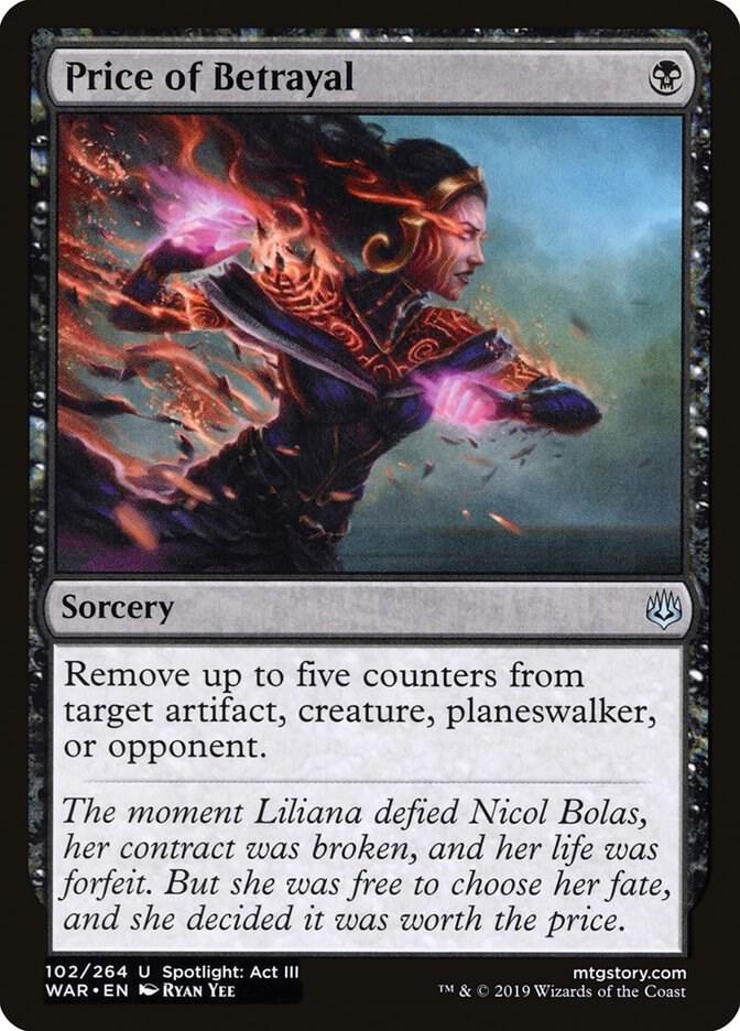 Price of Betrayal 102 card from War of the Spark