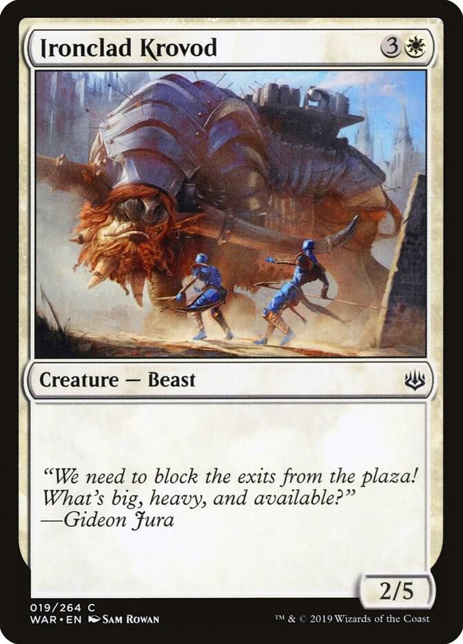 Ironclad Krovod 19 card from War of the Spark