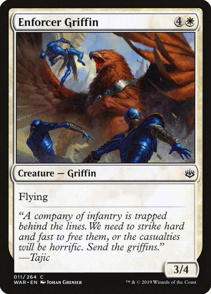 Enforcer Griffin 11 card from War of the Spark
