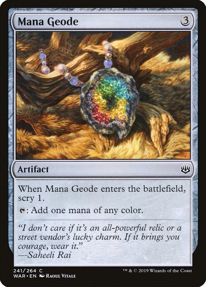 Mana Geode 241 card from War of the Spark