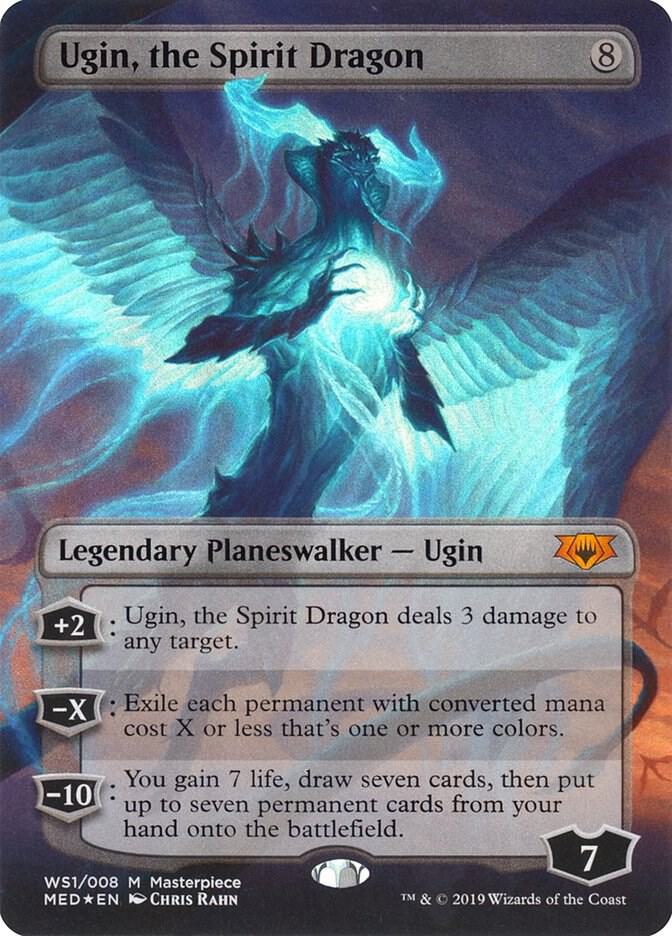 Ugin, the Spirit Dragon WS1 card from Mythic Edition: War of the Spark